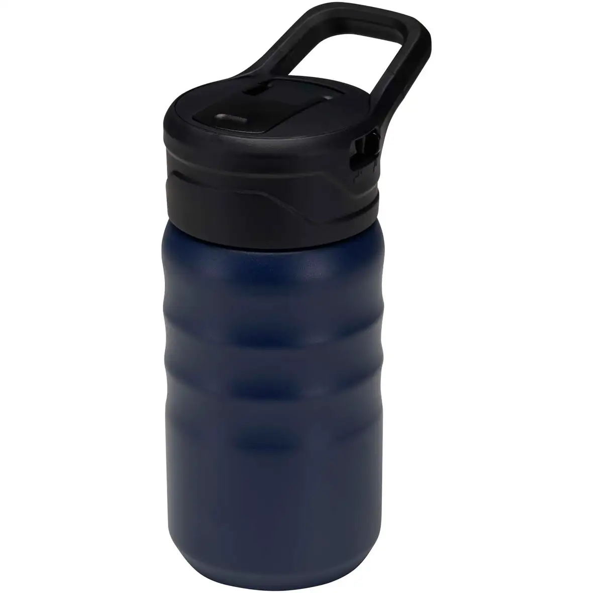 350 ml RCS Trinkflasche aus recyceltem, doppelwandigem Edelstahl mit Klappstrohhalm – Ansicht 7