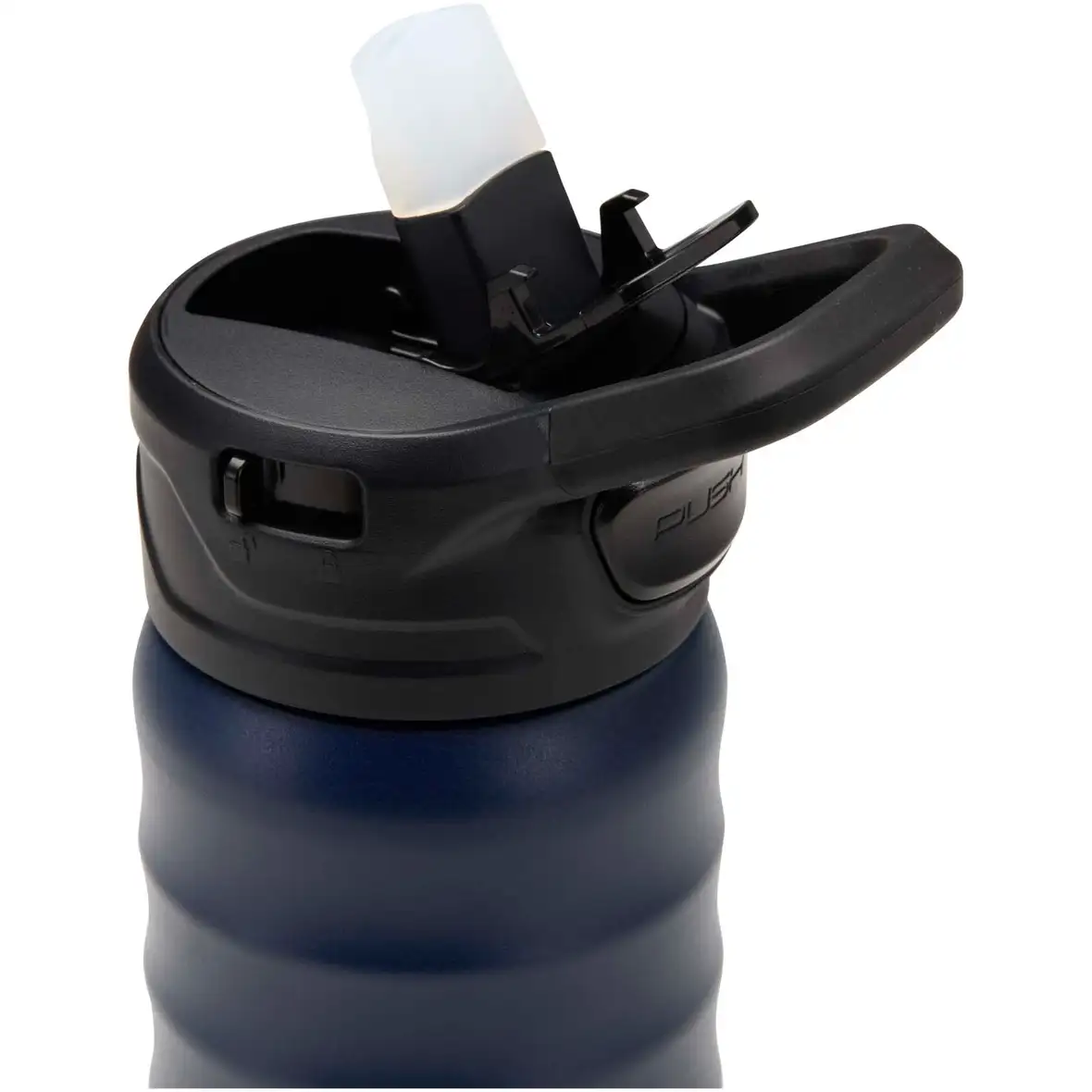 350 ml RCS Trinkflasche aus recyceltem, doppelwandigem Edelstahl mit Klappstrohhalm – Ansicht 11