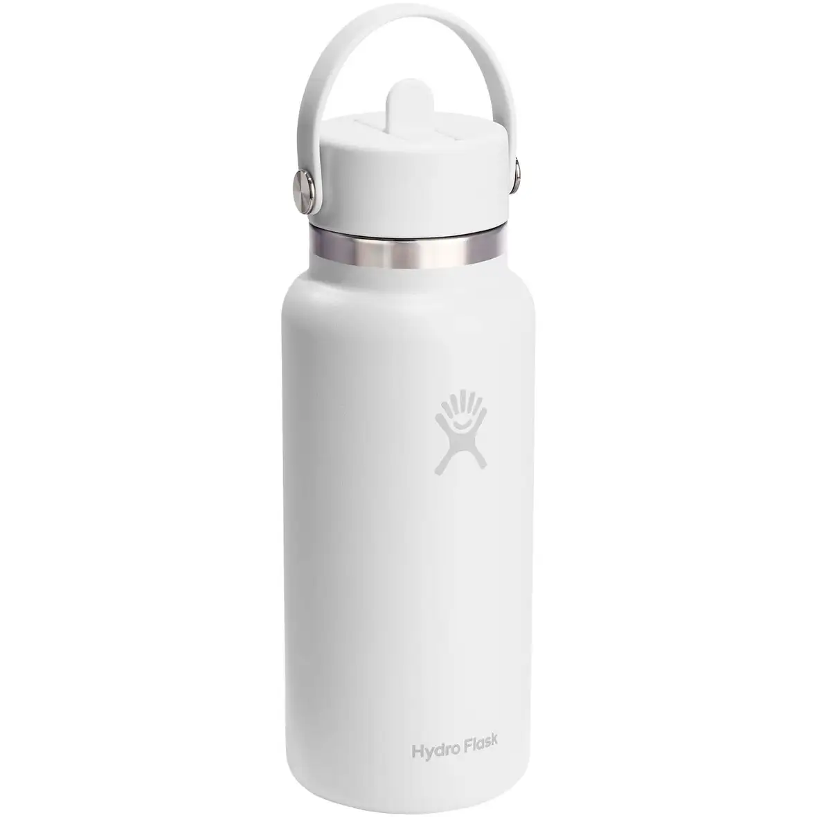 Hydro Flask Wide Mouth 946 ml isolierte Edelstahl Trinkflasche mit Strohhalmverschluss – Ansicht 1