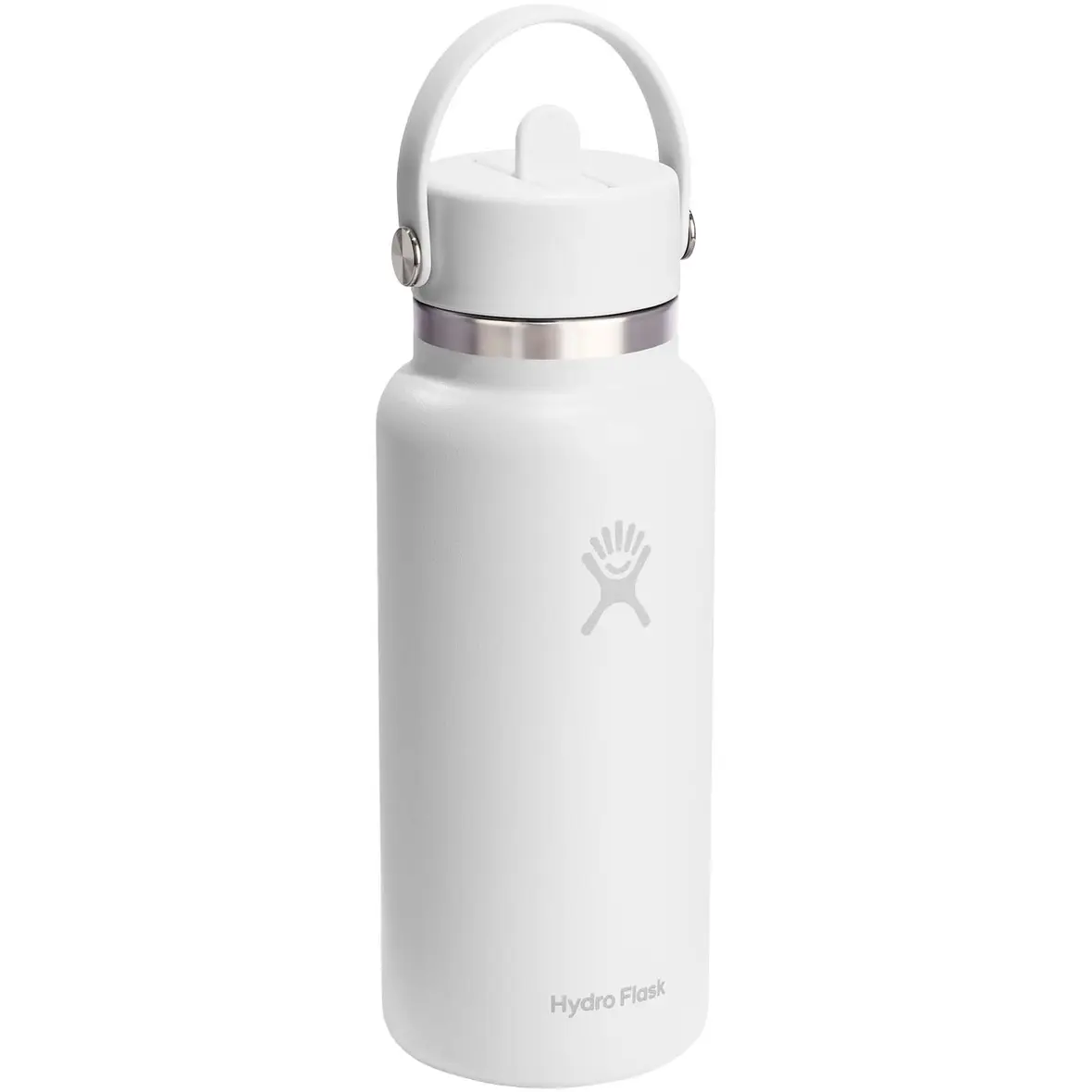 Hydro Flask Wide Mouth 946 ml isolierte Edelstahl Trinkflasche mit Strohhalmverschluss – Werbeartikel mit Logo bedrucken