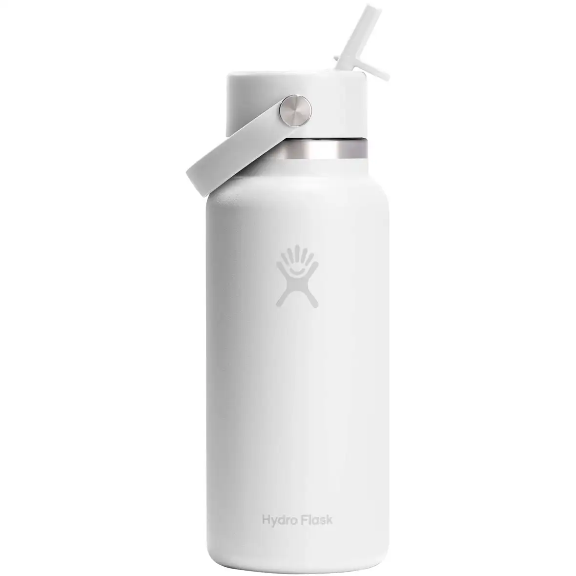 Hydro Flask Wide Mouth 946 ml isolierte Edelstahl Trinkflasche mit Strohhalmverschluss – Ansicht 2