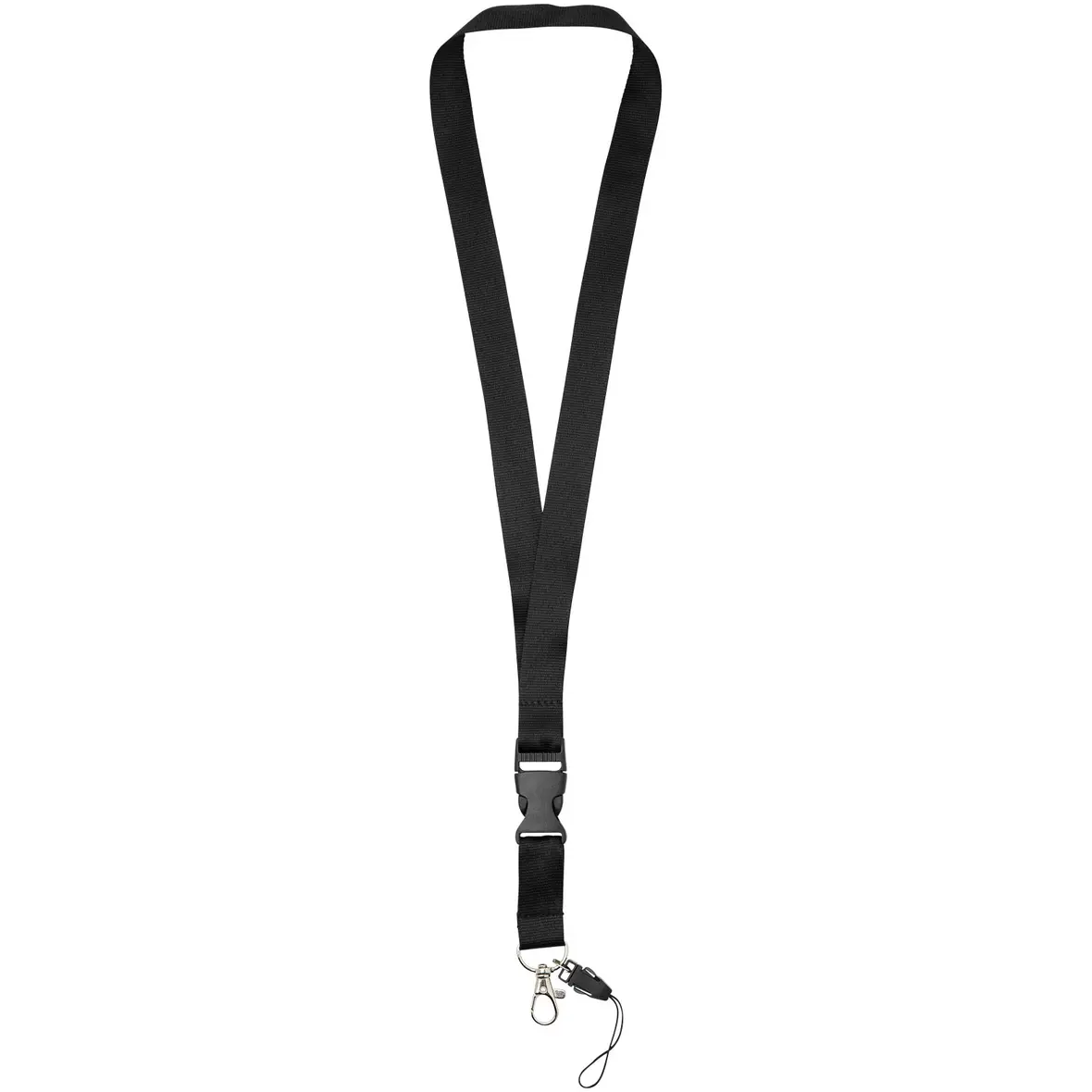 Lanyard mit abnehmbarer Schnalle und Handyband – Werbeartikel mit Logo bedrucken