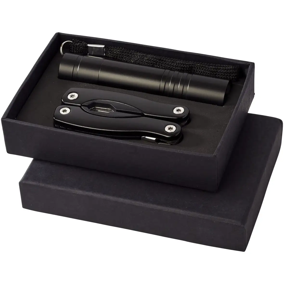 Multifunktionswerkzeugs- und LED-Taschenlampen-Set – Ansicht 1