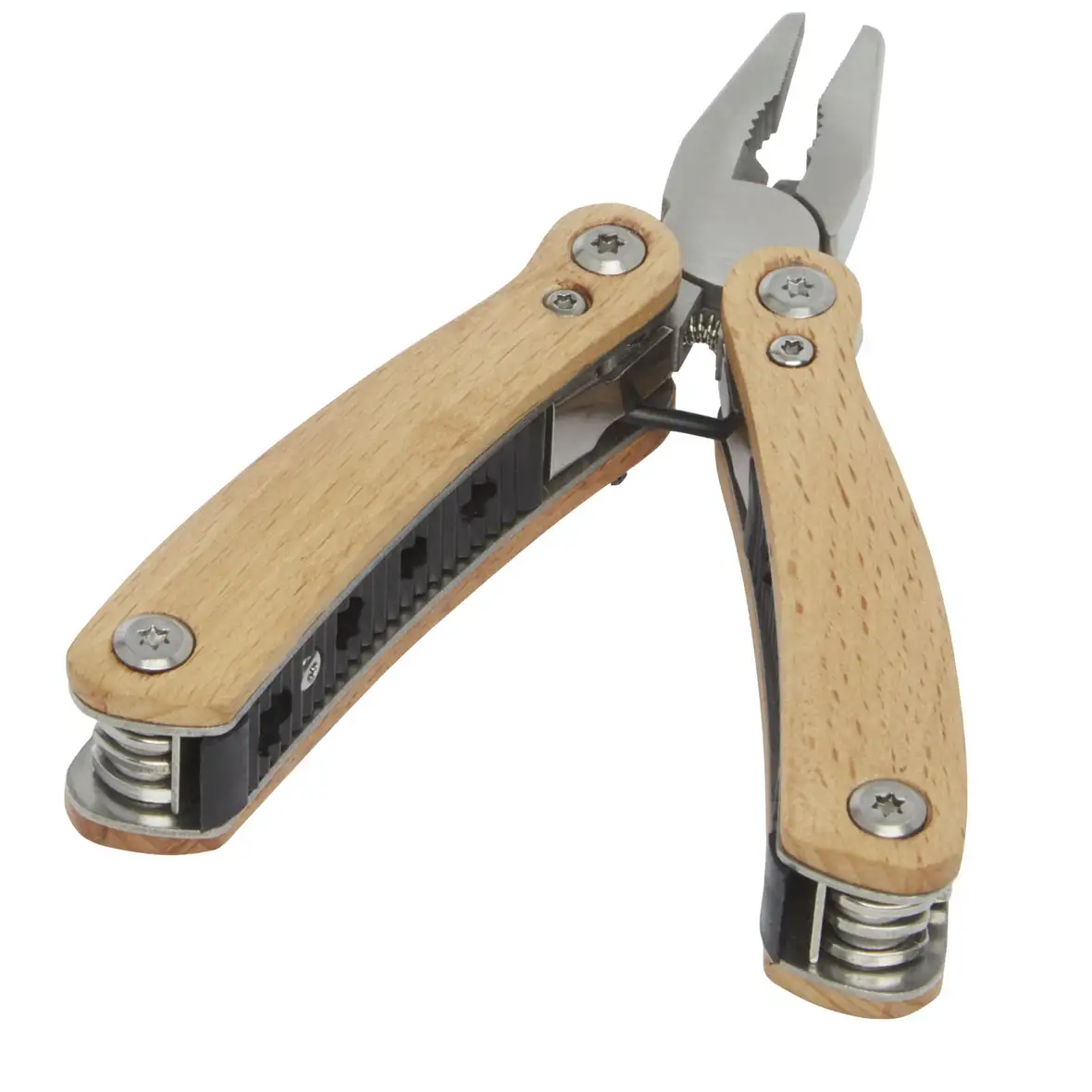 Mittelgroßes Multitool aus Holz mit 12 Funktionen – Ansicht 4