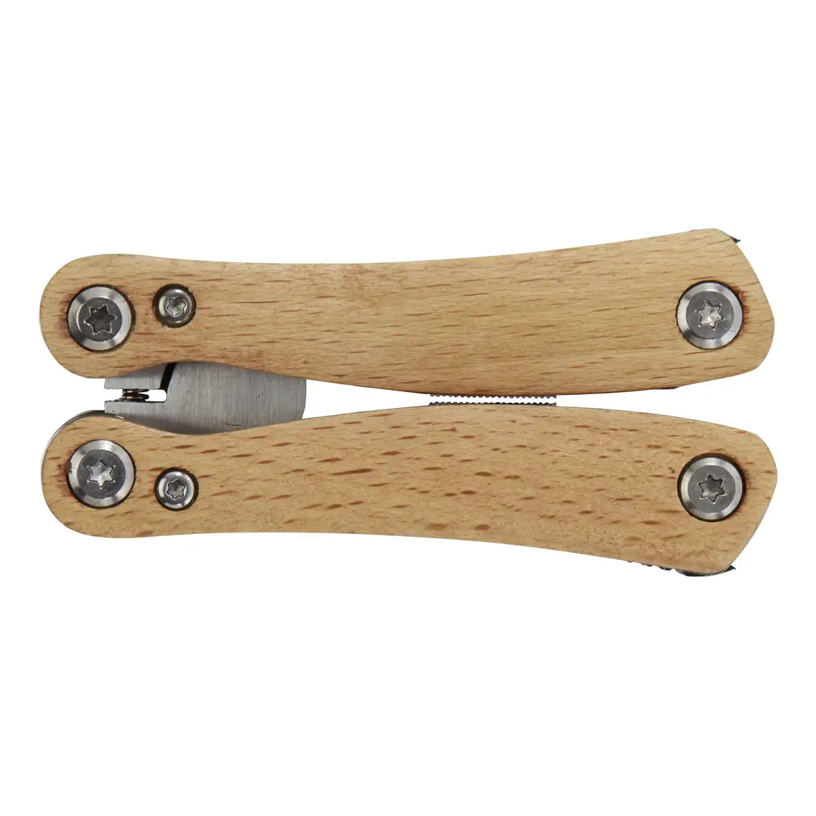Mittelgroßes Multitool aus Holz mit 12 Funktionen – Ansicht 2