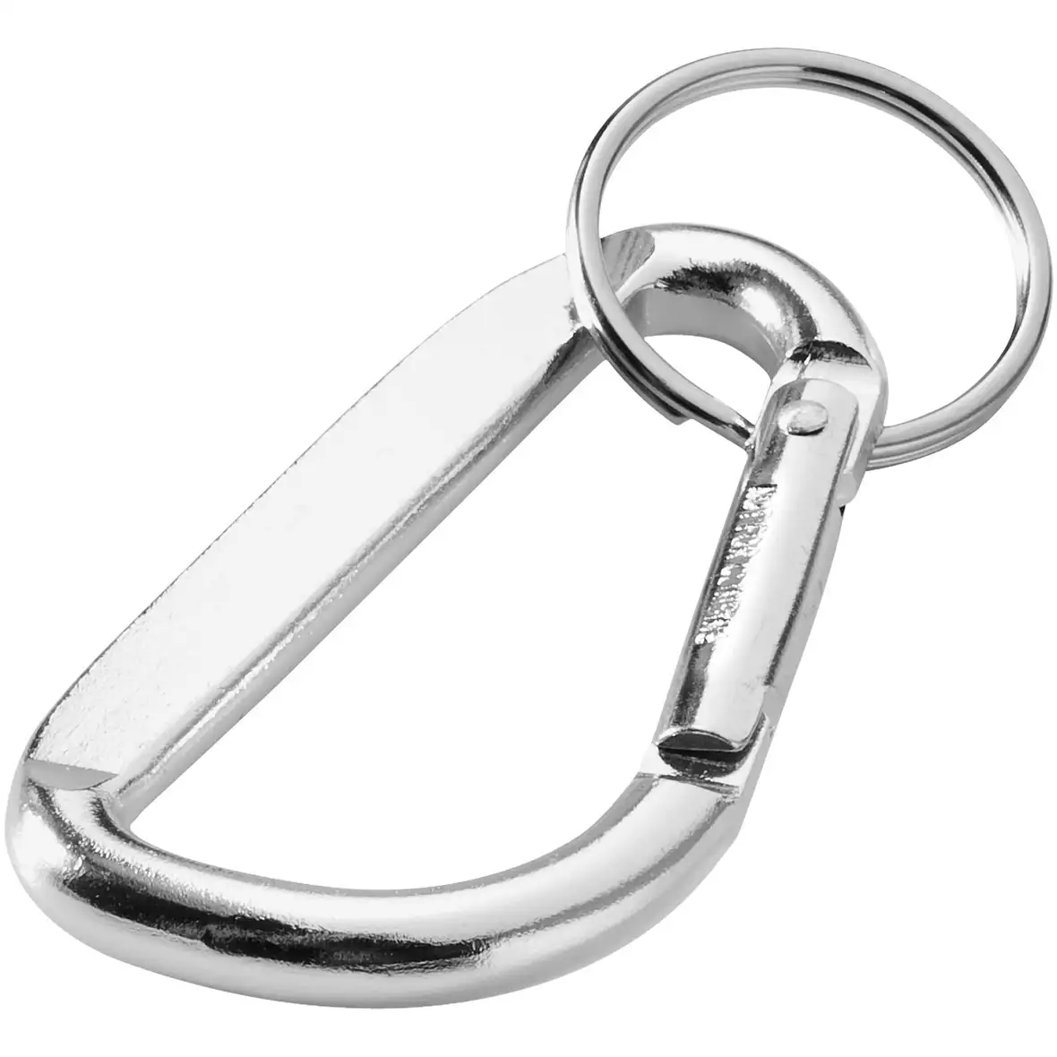 Karabiner Schlüsselanhänger aus recyceltem Aluminium – Ansicht 10