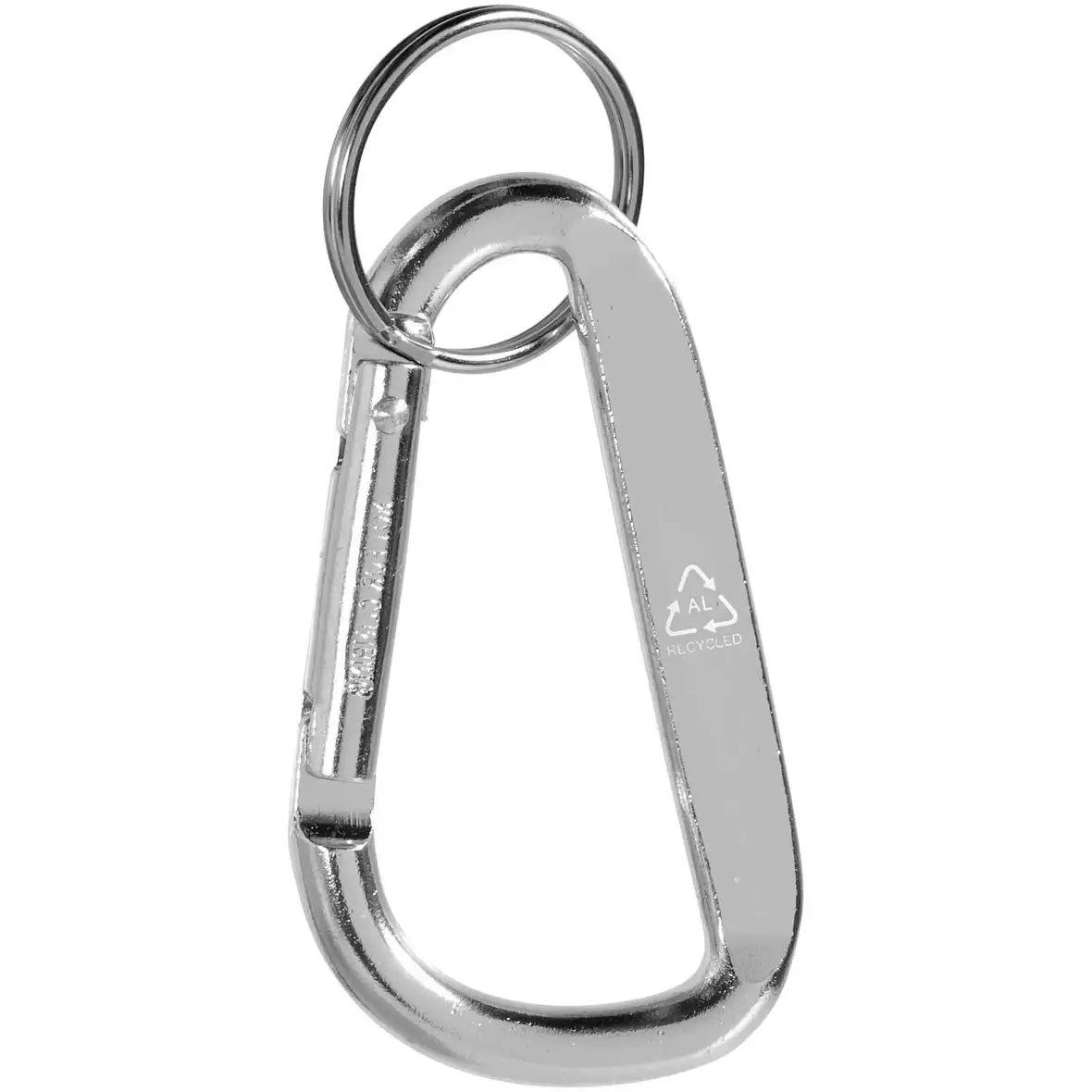 Karabiner Schlüsselanhänger aus recyceltem Aluminium – Ansicht 12