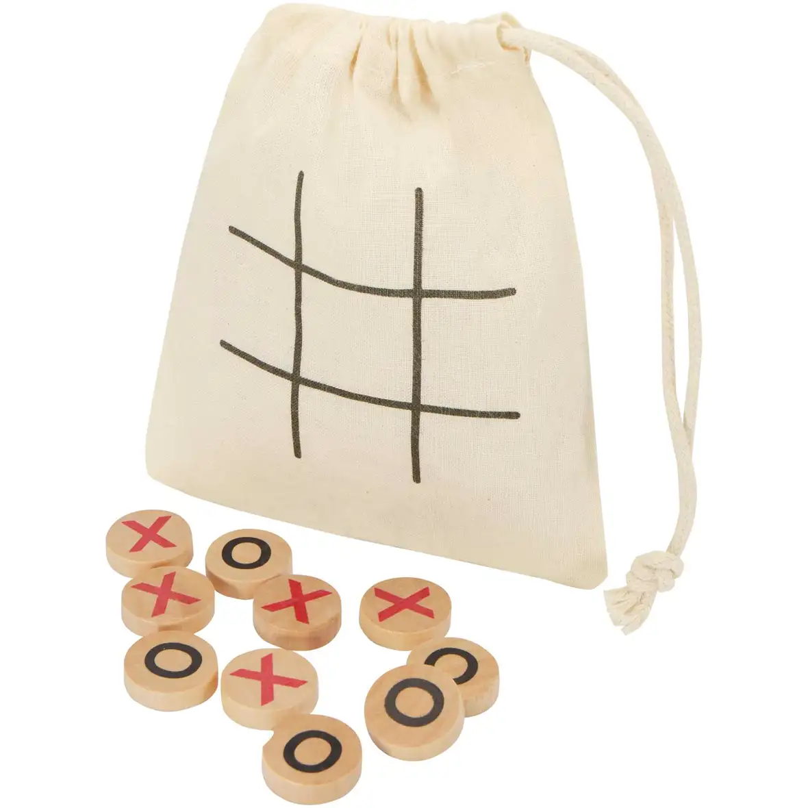 Tic-Tac-Toe Spiel aus Holz – Ansicht 1