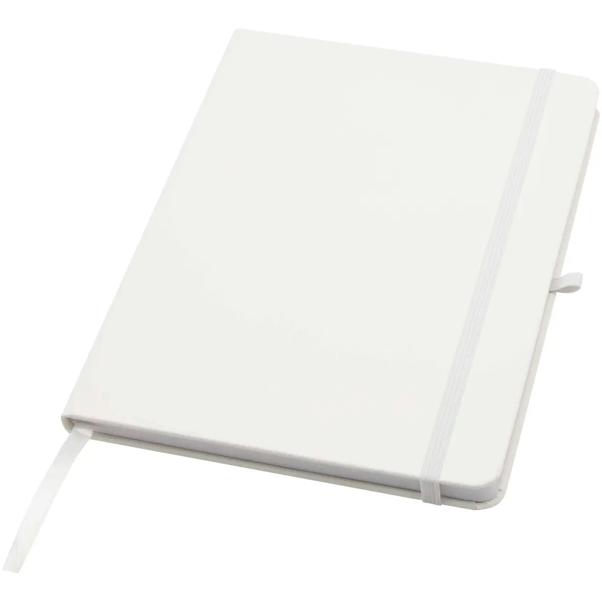 Hardcover Notizbuch, liniert, aus recyceltem Material – Werbeartikel mit Logo bedrucken