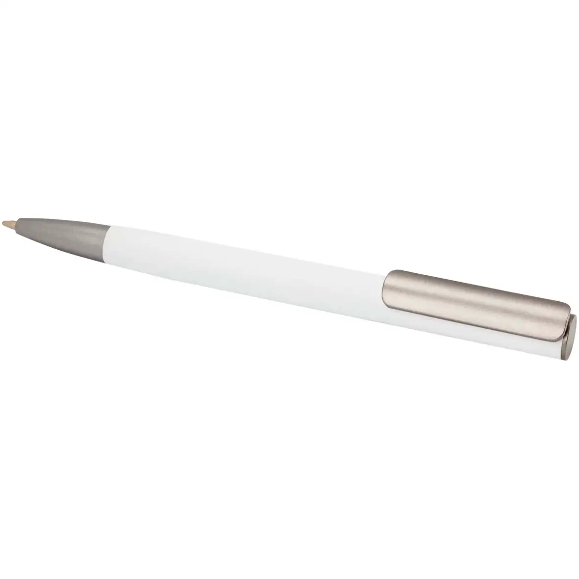 Kugelschreiber aus recyceltem Aluminium (schwarze Mine) – Ansicht 4