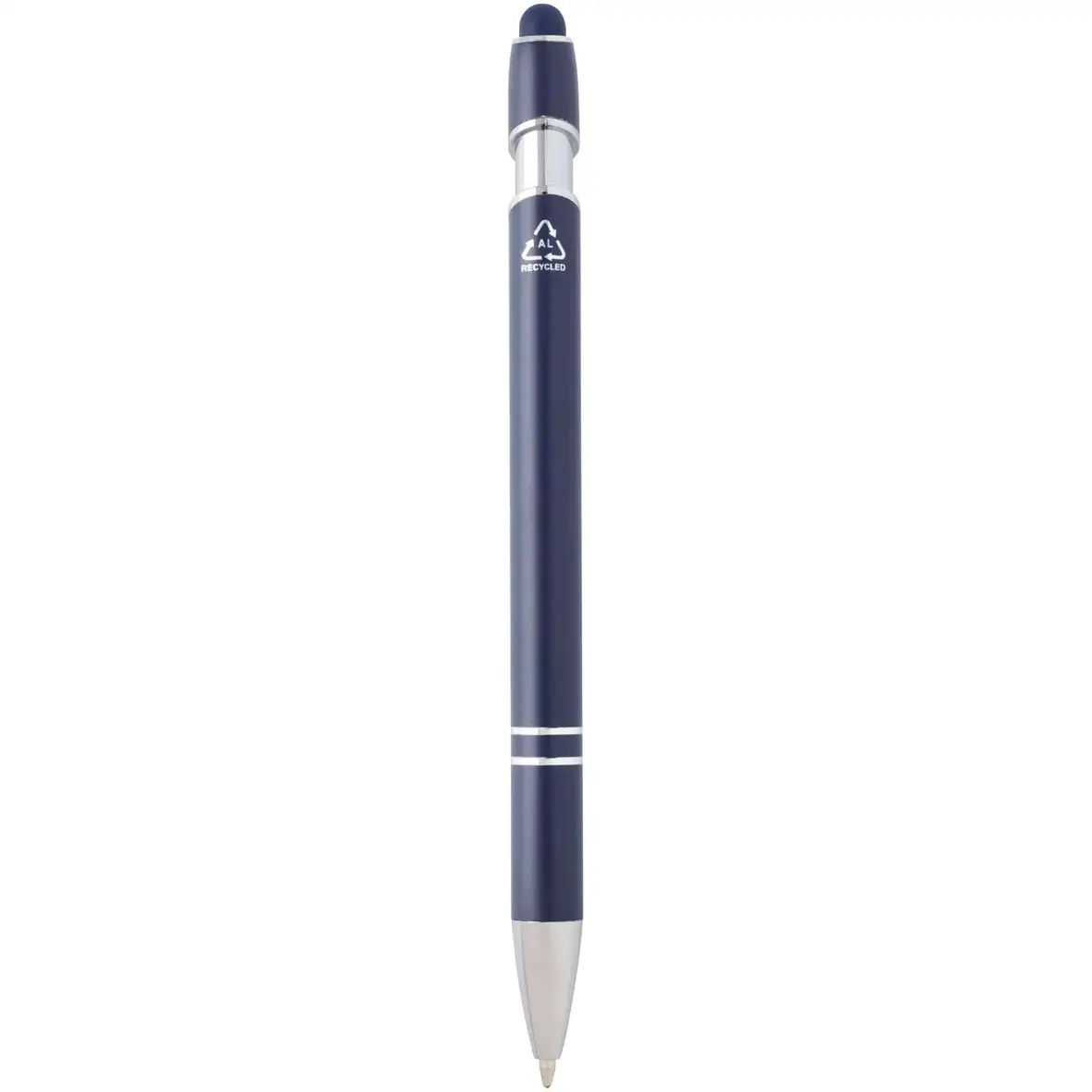 Kugelschreiber mit silbernem Finish – Ansicht 9