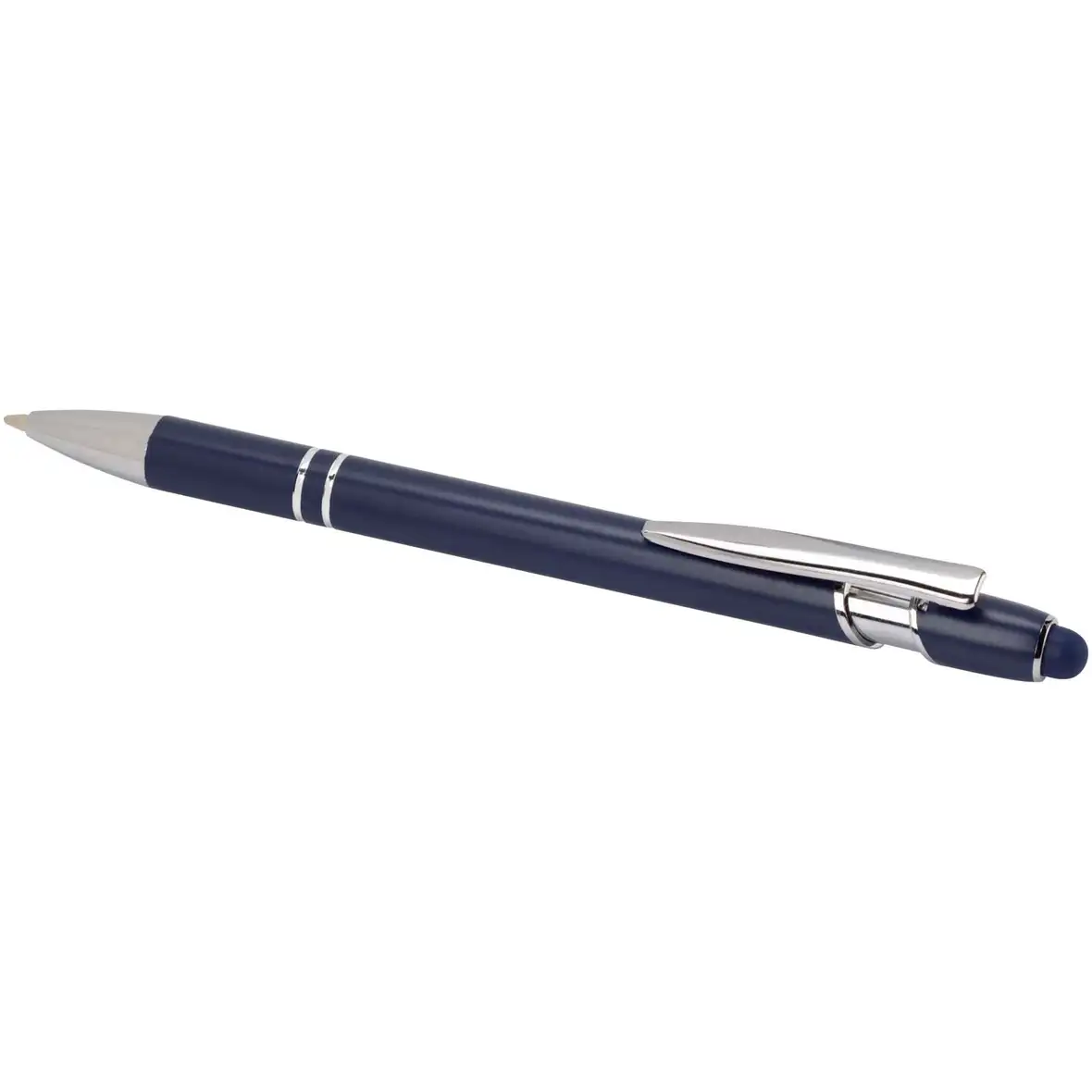 Kugelschreiber mit silbernem Finish – Ansicht 10