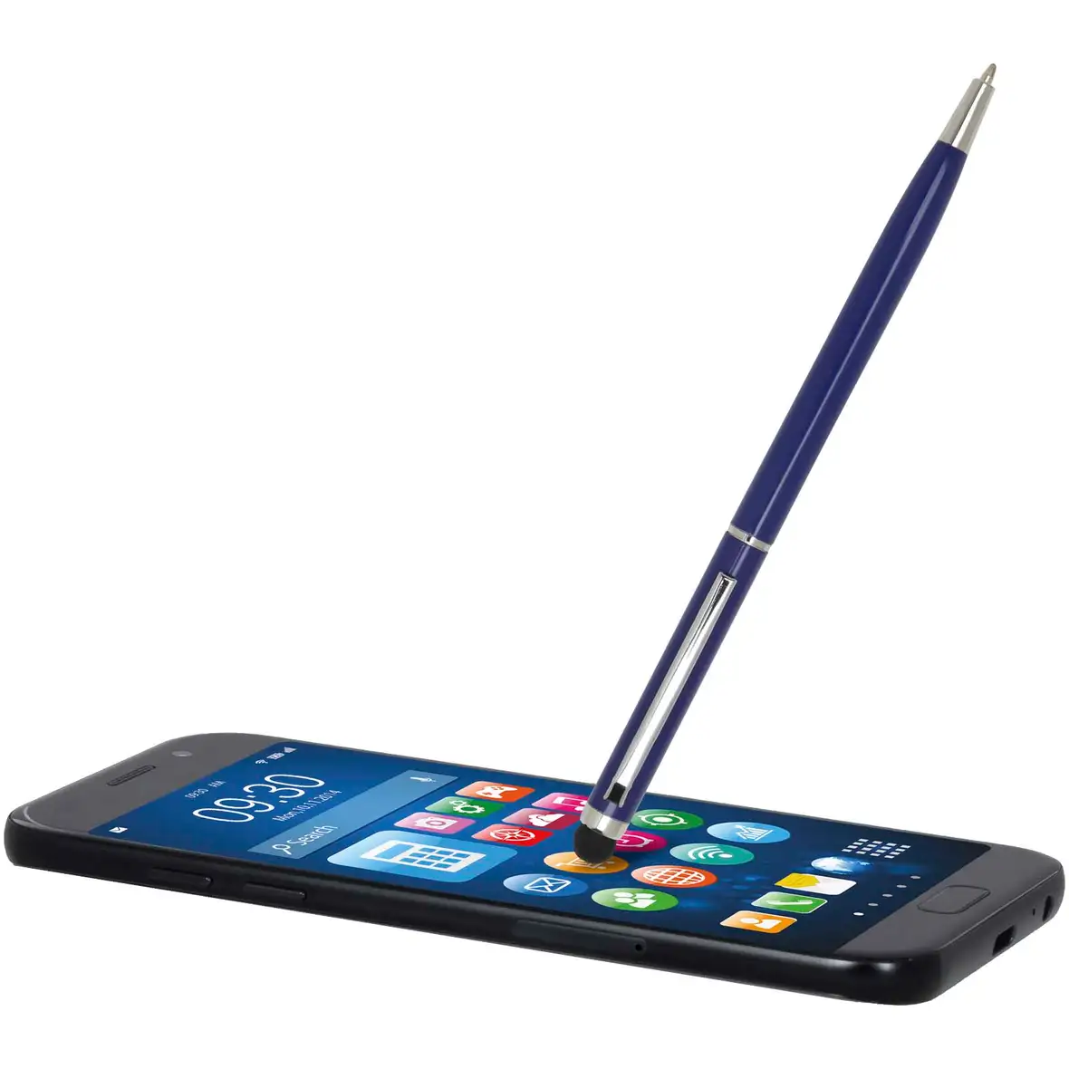 Stylus Aluminium Kugelschreiber (blaue Mine) – Ansicht 16