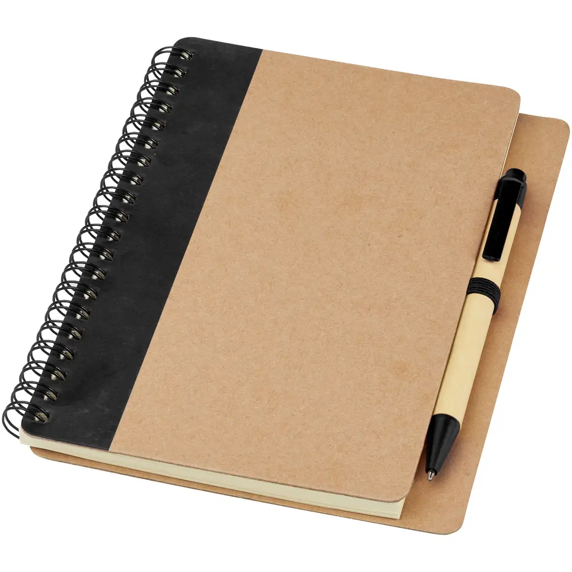 A6 Recycling Notizbuch mit Stift – Ansicht 7