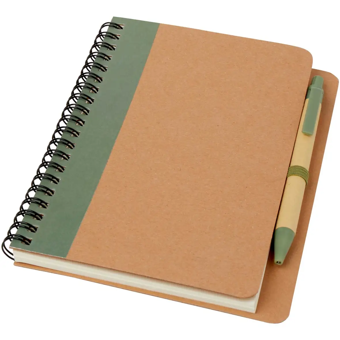 A6 Recycling Notizbuch mit Stift – Ansicht 19