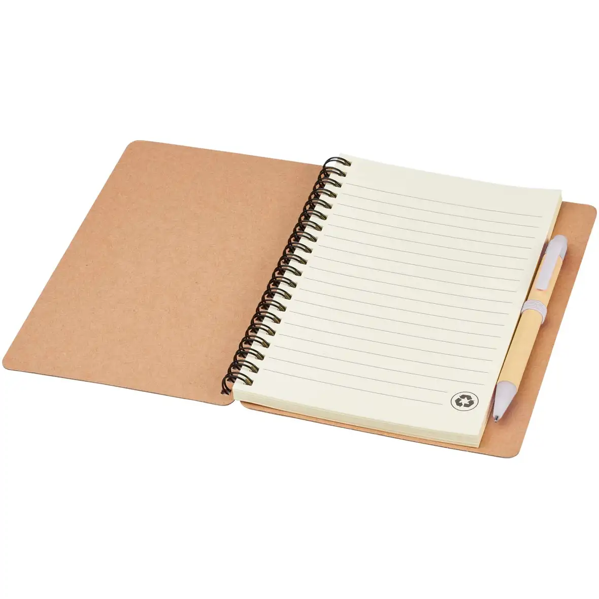A6 Recycling Notizbuch mit Stift – Ansicht 27