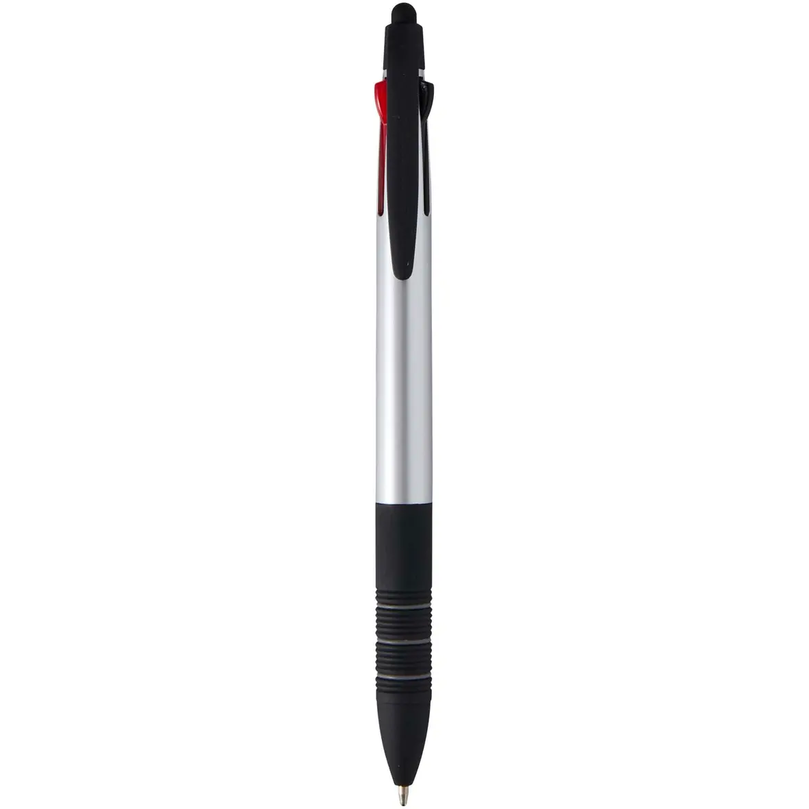 3-Farben RCS recycelter Kugelschreiber mit Stylus – Werbeartikel mit Logo bedrucken