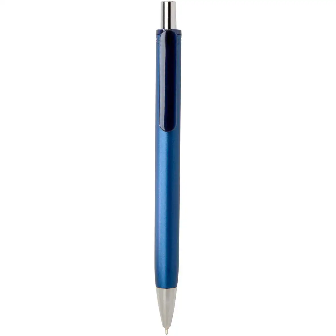 Recycelter Kugelschreiber mit Metallic-Finish (schwarze Mine) – Ansicht 9
