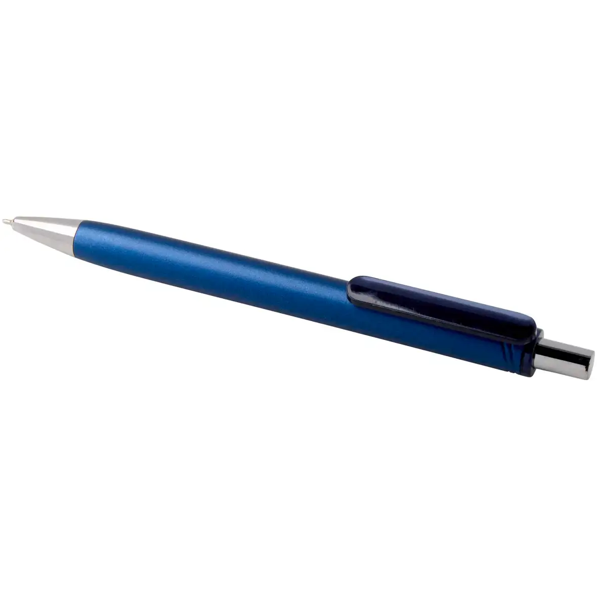 Recycelter Kugelschreiber mit Metallic-Finish (schwarze Mine) – Ansicht 12