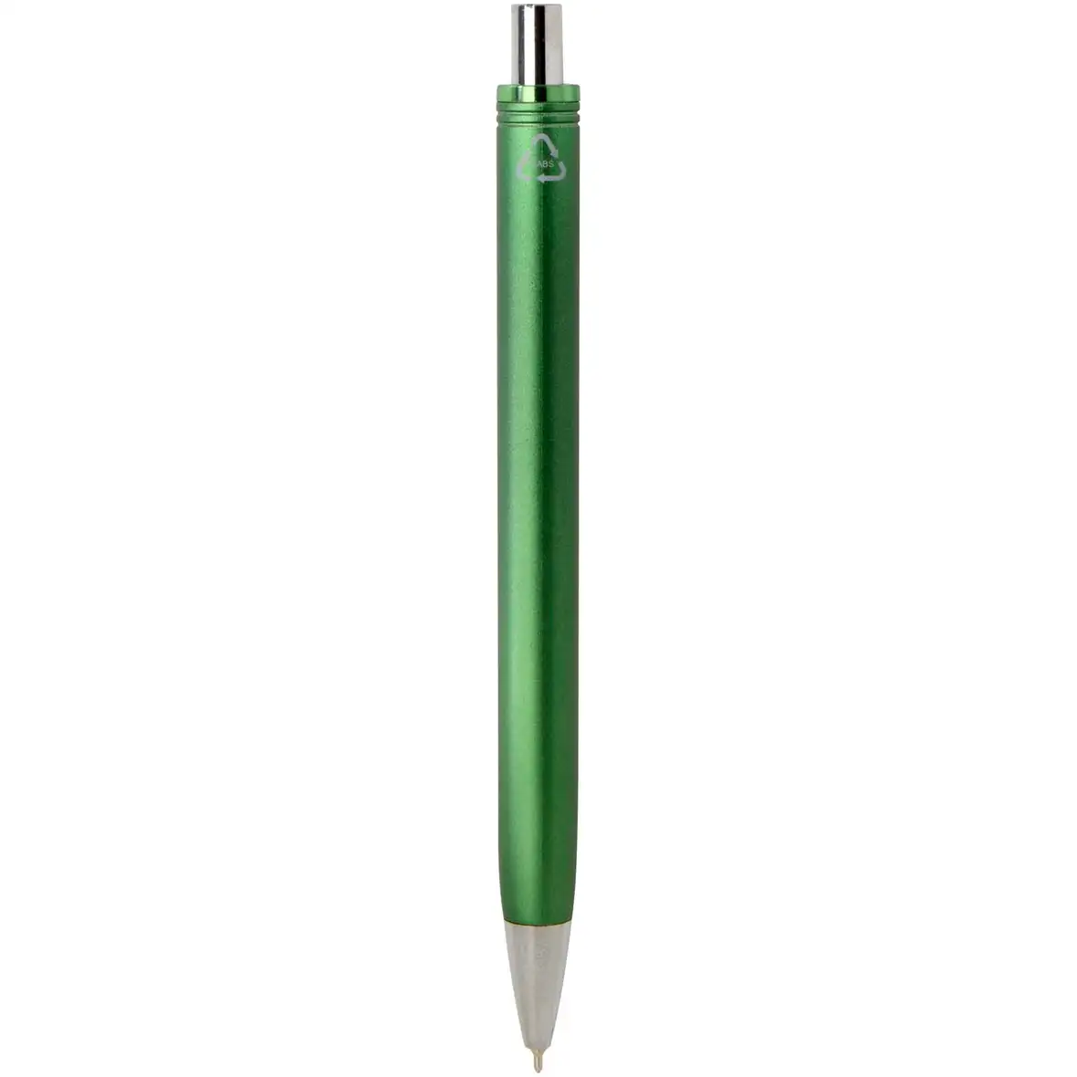 Recycelter Kugelschreiber mit Metallic-Finish (schwarze Mine) – Ansicht 15