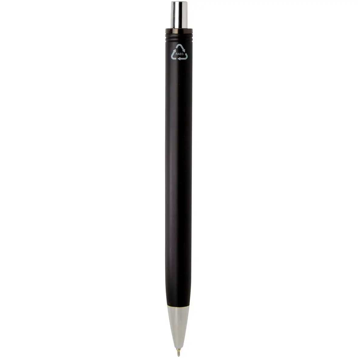 Recycelter Kugelschreiber mit Metallic-Finish (schwarze Mine) – Ansicht 19