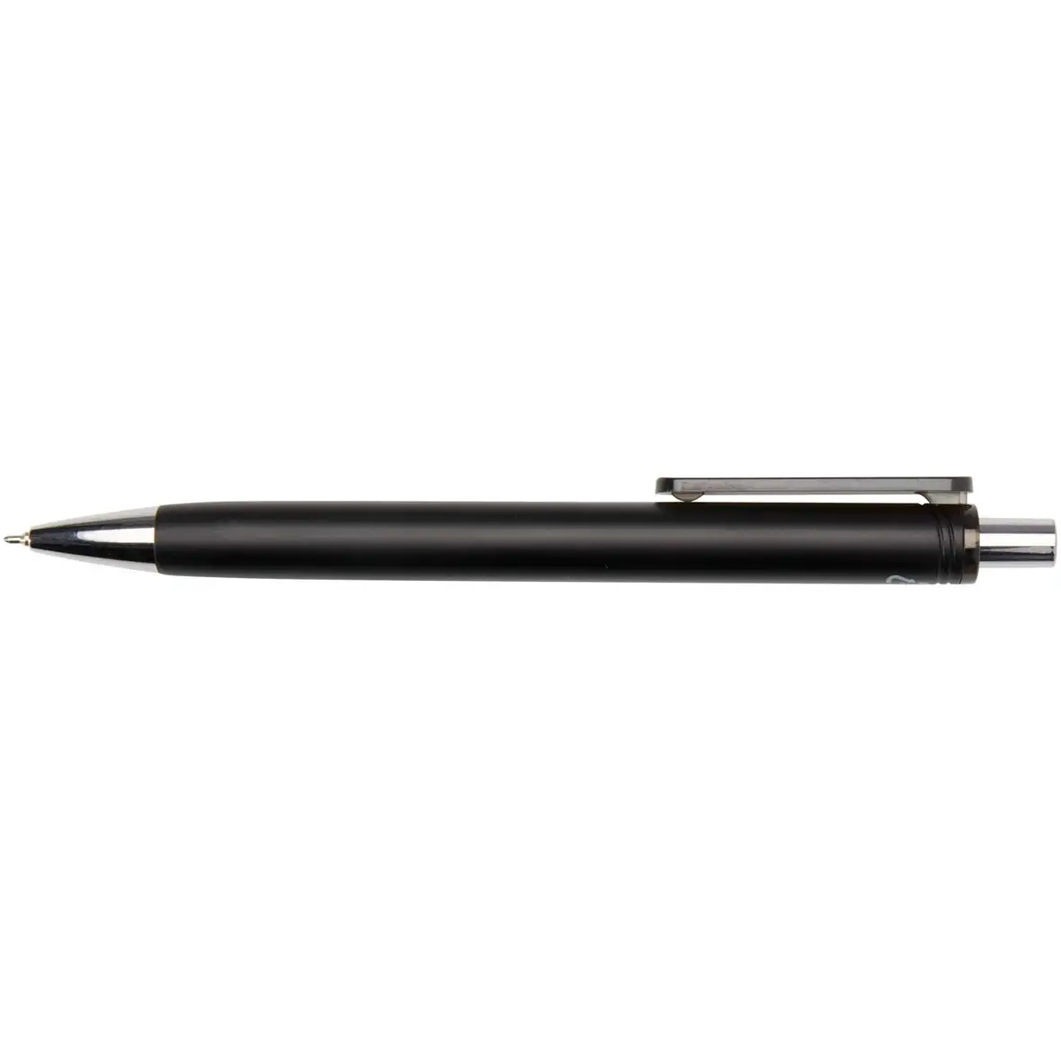 Recycelter Kugelschreiber mit Metallic-Finish (schwarze Mine) – Ansicht 18