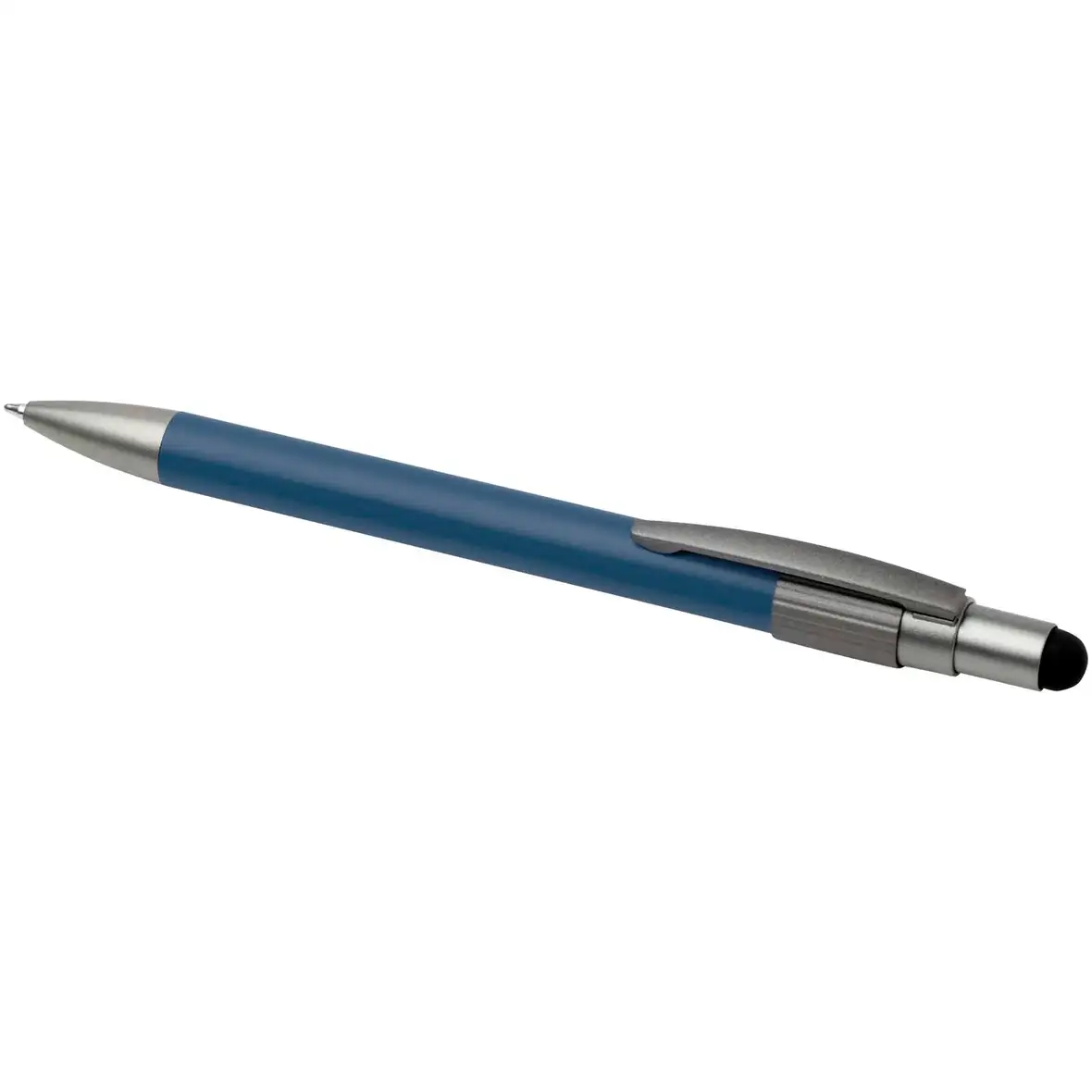 Recycelter Kugelschreiber mit Stylus und Fidget Spinner (blaue Mine) – Ansicht 9