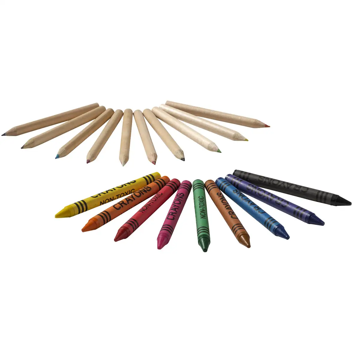 19-teiliges Waxmal- und Buntstifte Set – Ansicht 3