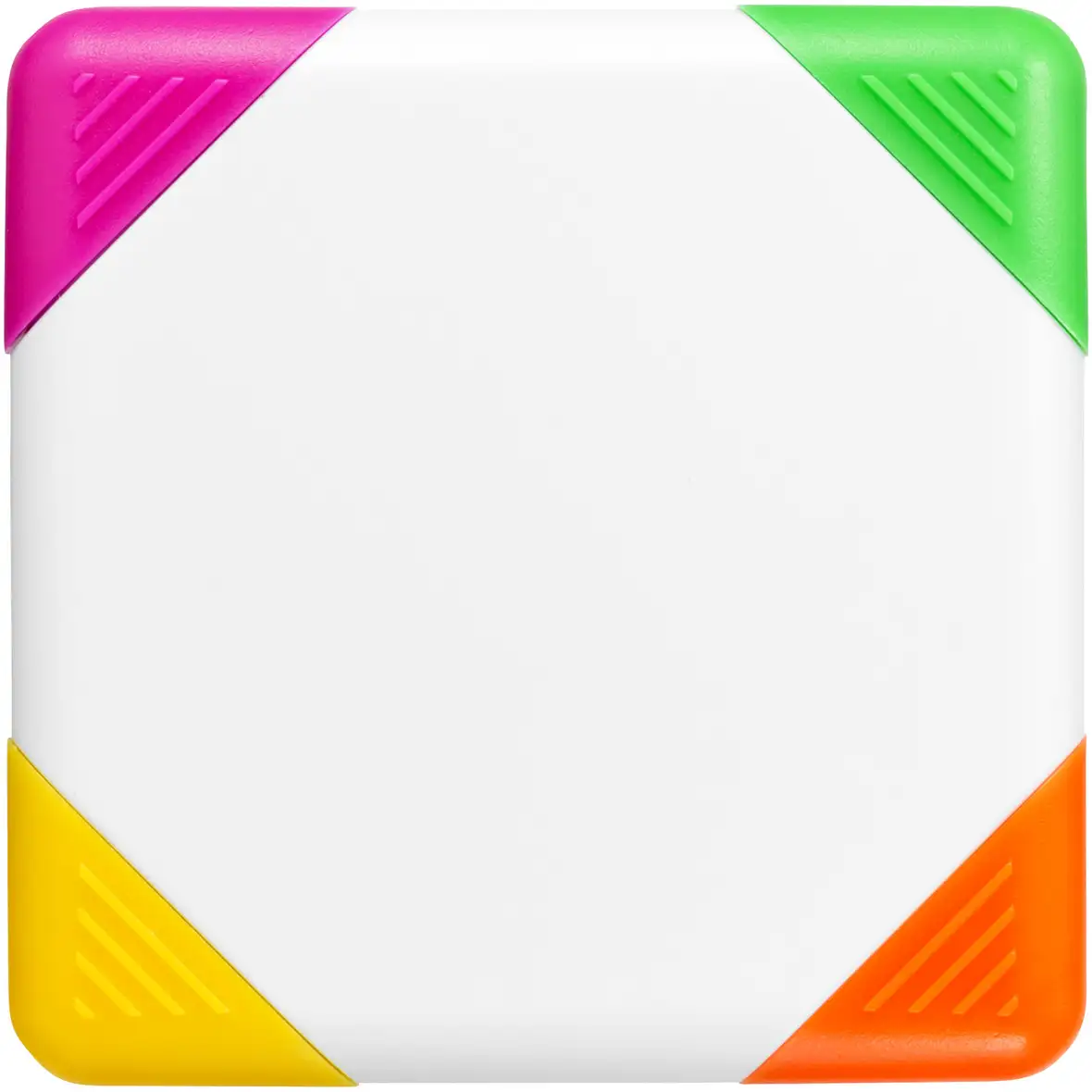 Quadratischer vierfarbiger Marker – Ansicht 2