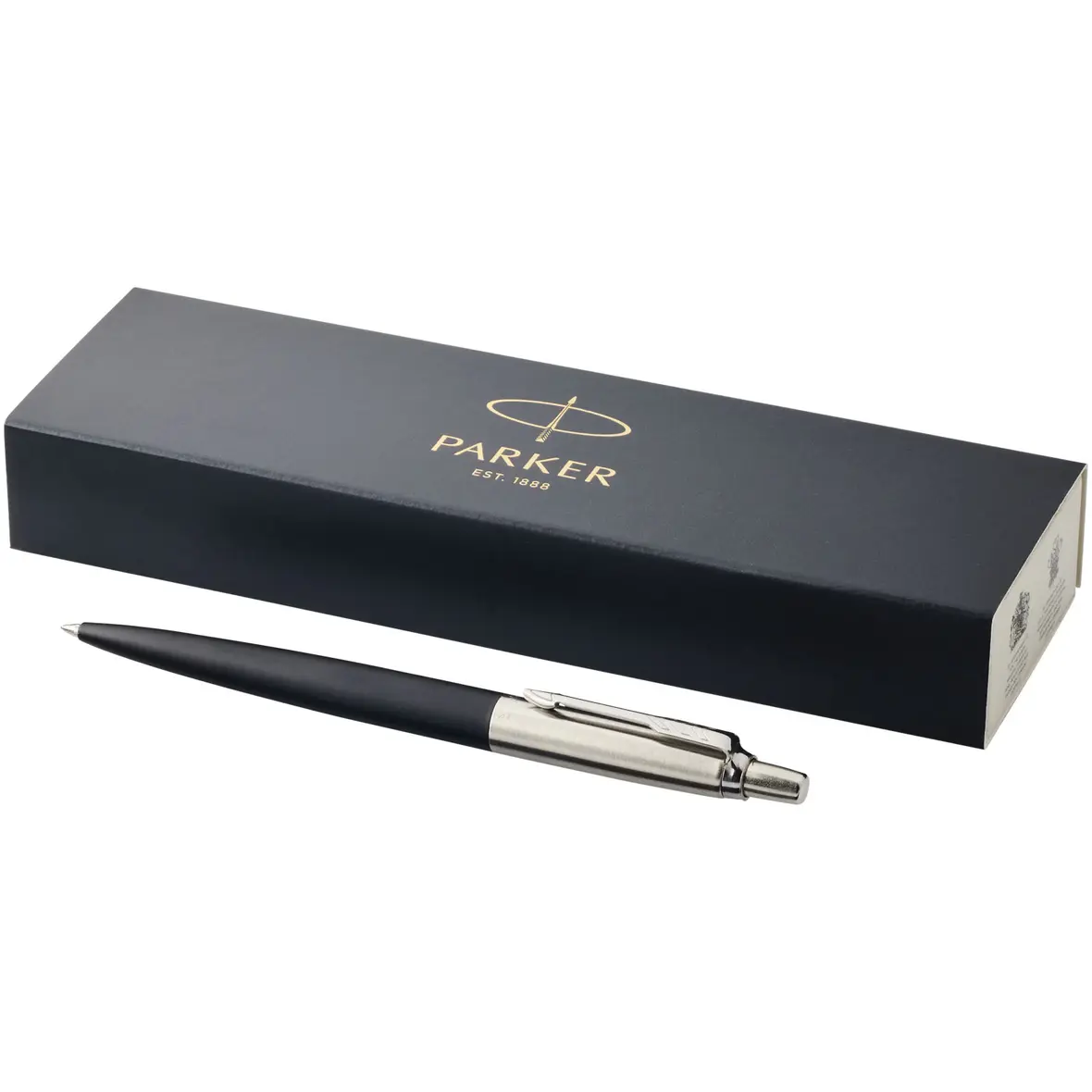 Parker Jotter Bond Street Kugelschreiber (blaue Mine) – Werbeartikel mit Logo bedrucken