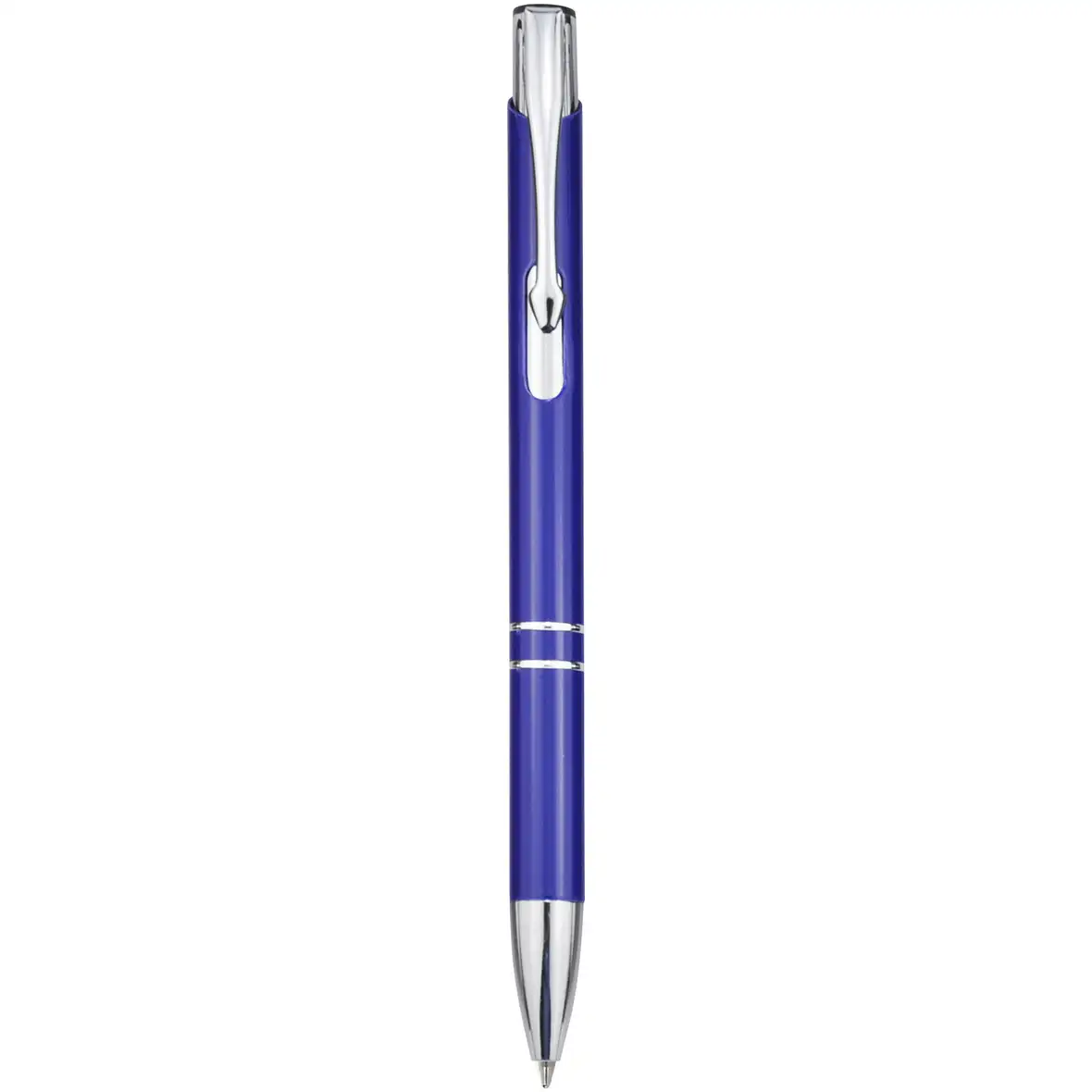 Druckkugelschreiber aus Aluminium (blaue Mine) – Ansicht 10
