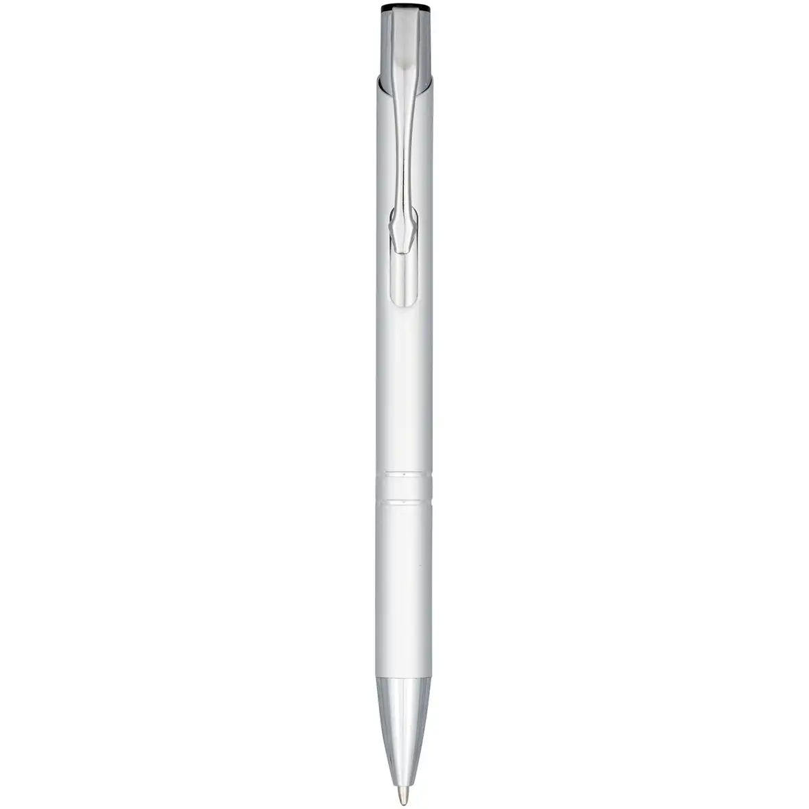 Druckkugelschreiber aus eloxierterm Aluminium (blaue Mine) – Ansicht 5