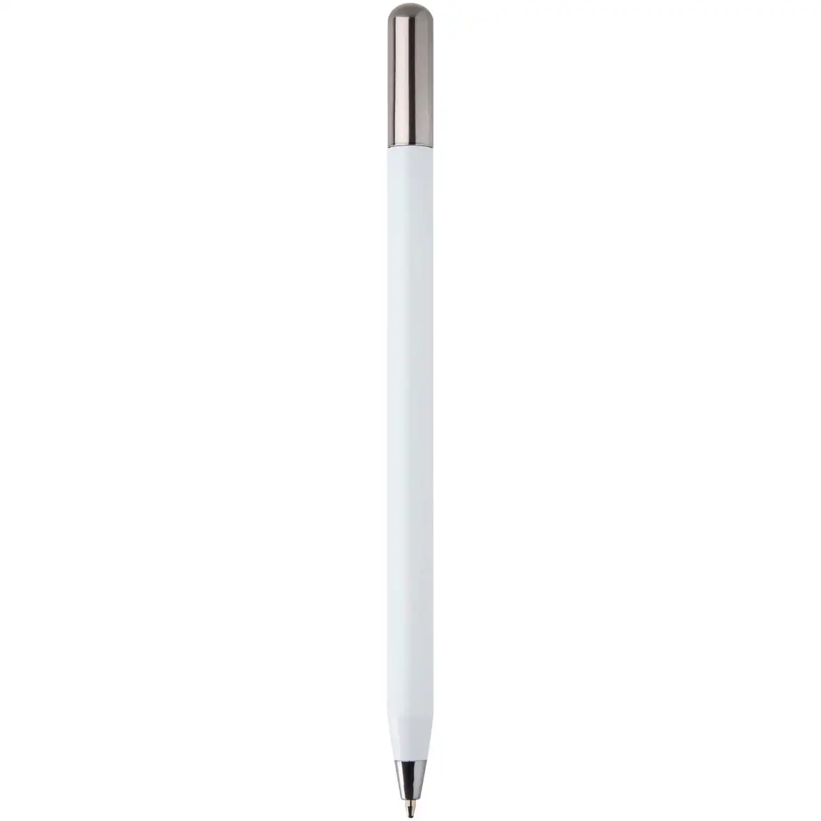 Kugelschreiber aus recyceltem Aluminium (schwarze Tinte) – Ansicht 1