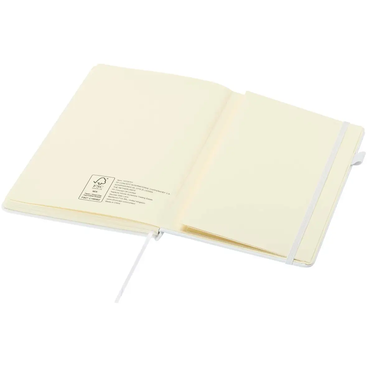 Hardcover Notizbuch aus recyceltem Kunststoff – Ansicht 5