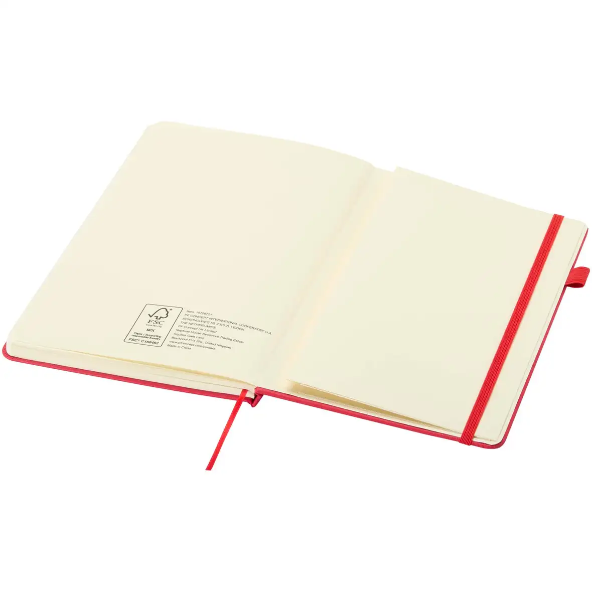 Hardcover Notizbuch aus recyceltem Kunststoff – Ansicht 11
