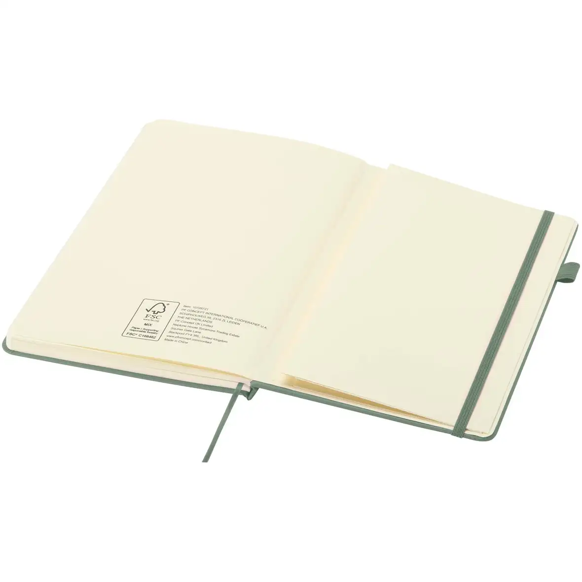 Hardcover Notizbuch aus recyceltem Kunststoff – Ansicht 23