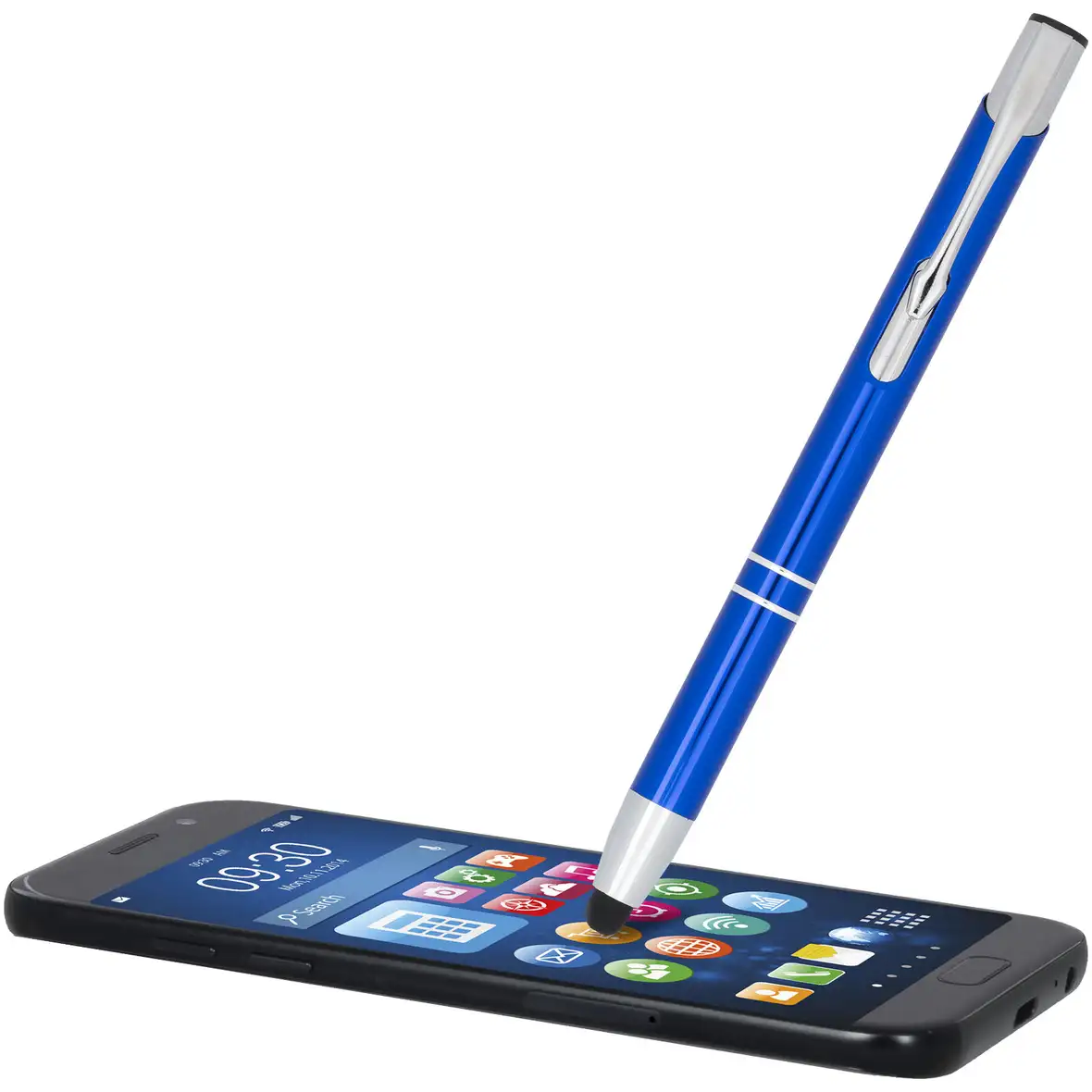 Kugelschreiber mit Metall Touchpen (blaue Mine) – Ansicht 6