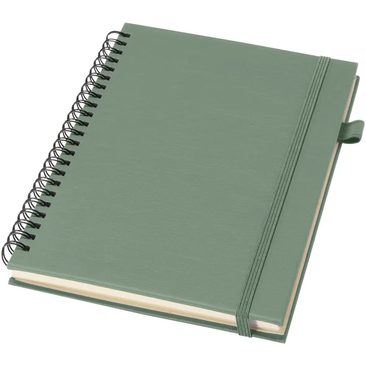 Hardcover Spiralnotizbuch aus recyceltem Kunststoff – Ansicht 19
