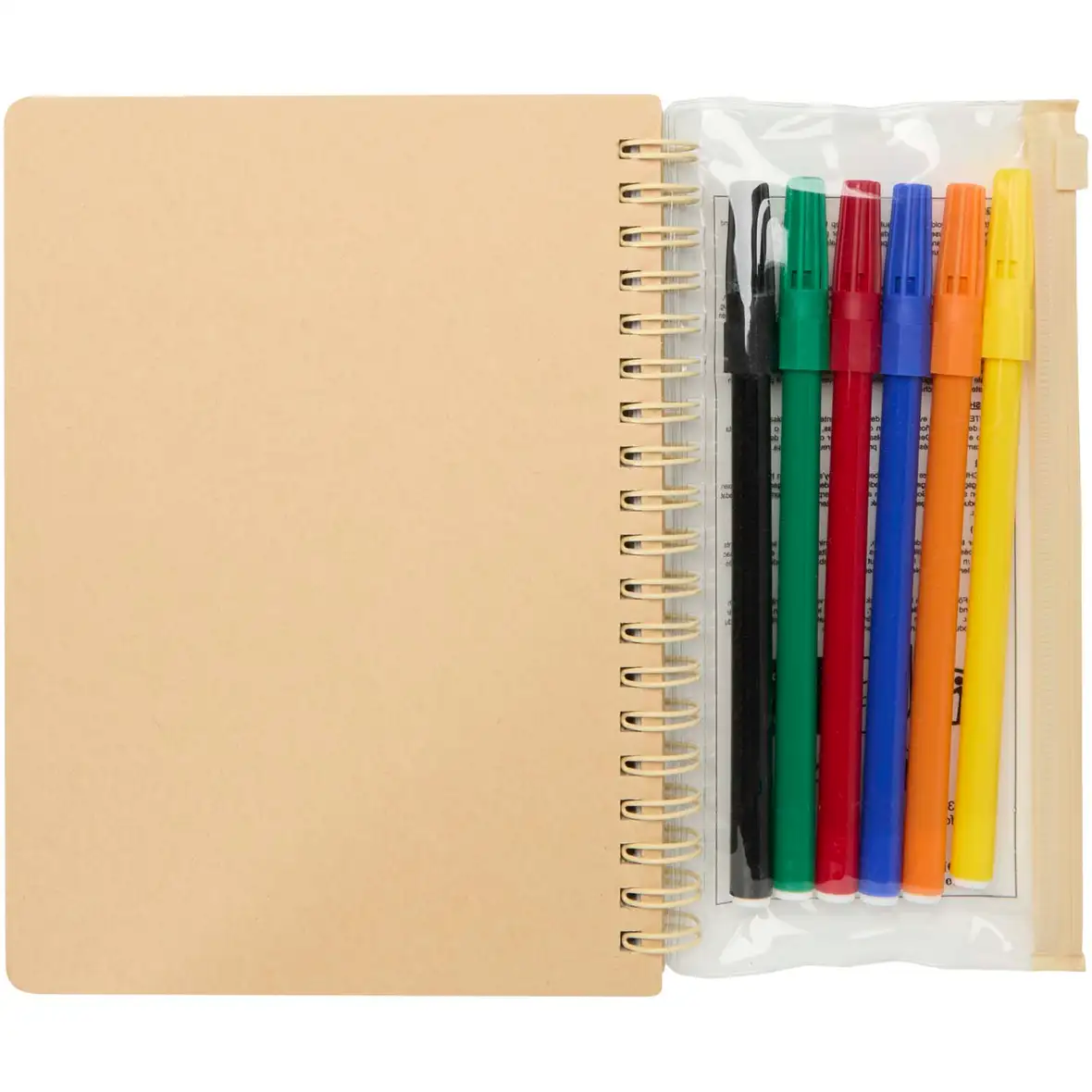 Hardcover Notizbuch mit Marker-Set – Ansicht 3