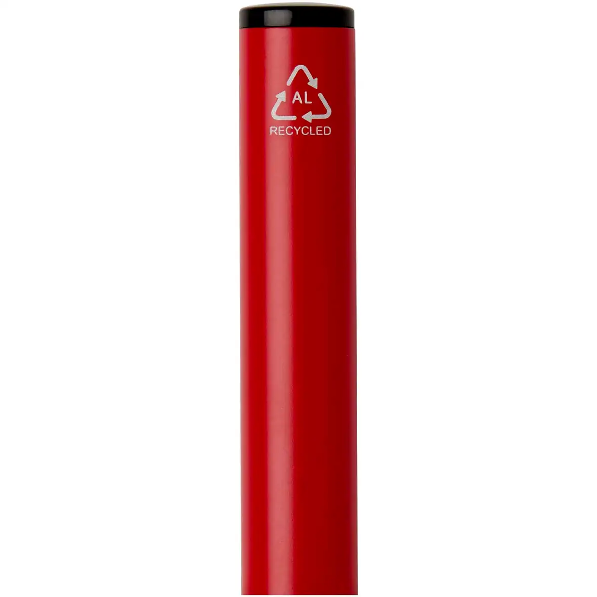 Kugelschreiber aus recyceltem Aluminium mit Drehmechanik und Hülle (blaue Tinte) – Ansicht 9