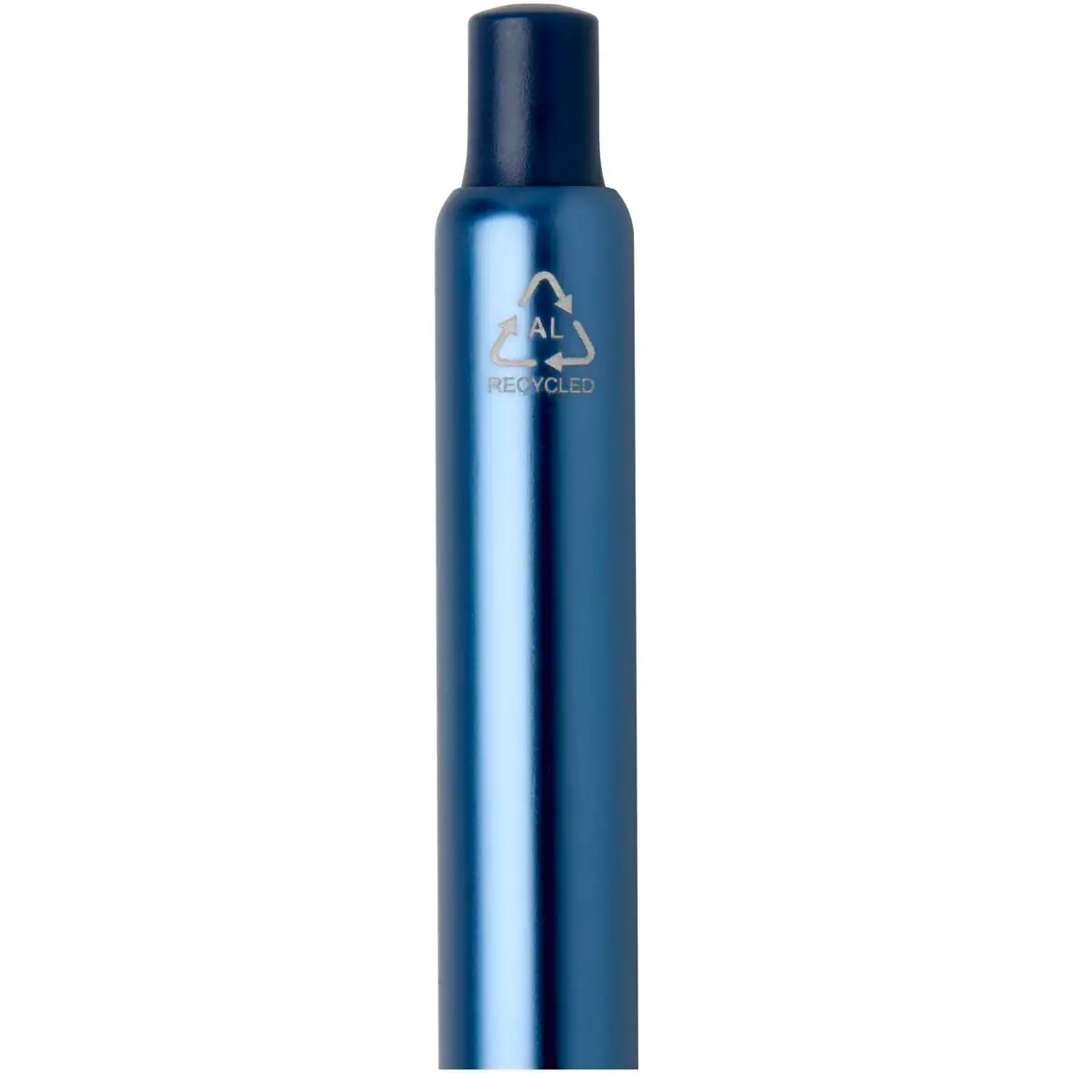 Kugelschreiber aus recyceltem Aluminium mit eloxierter Oberfläche (blaue Tinte) – Ansicht 9
