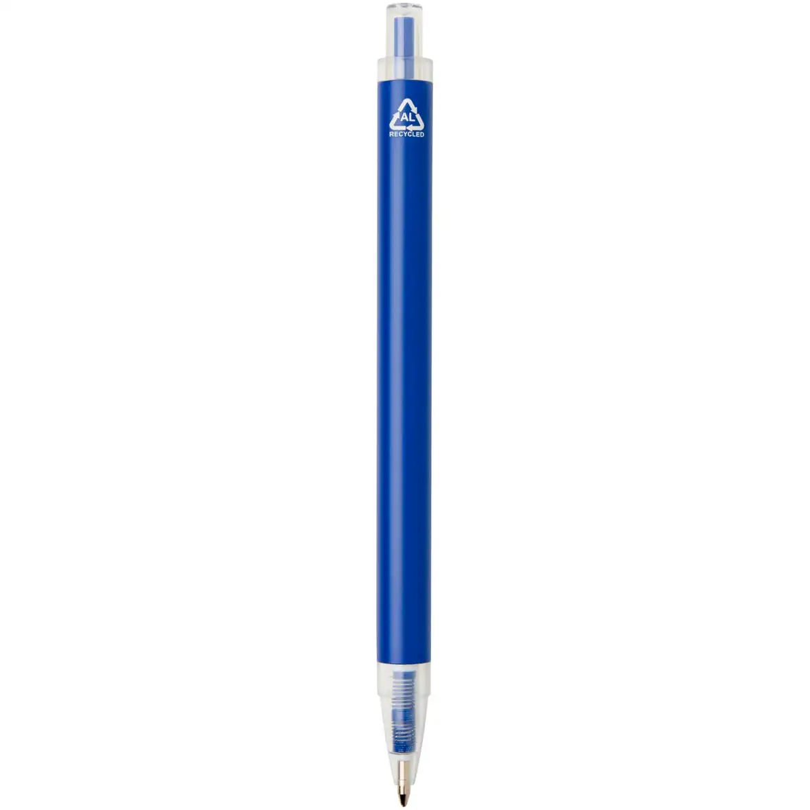 Kugelschreiber aus recyceltem Aluminium blaue Tinte – Ansicht 20