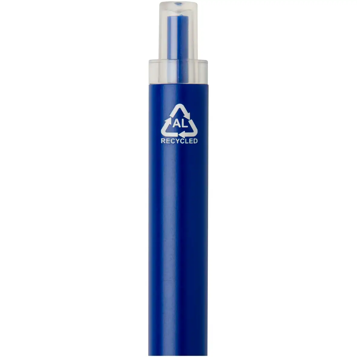 Kugelschreiber aus recyceltem Aluminium blaue Tinte – Ansicht 21