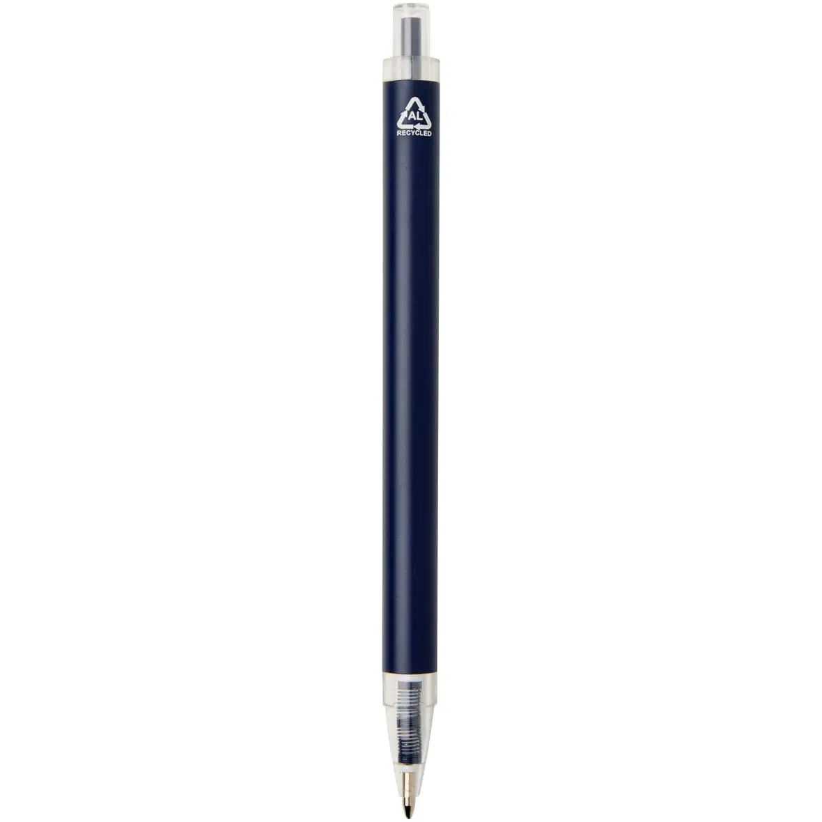 Kugelschreiber aus recyceltem Aluminium blaue Tinte – Ansicht 23