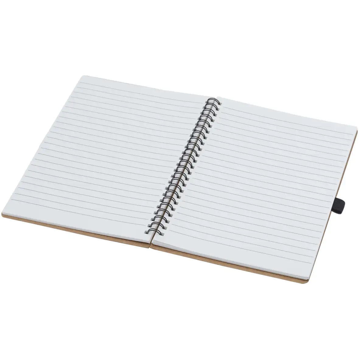 Notizbuch mit Spiralbindung aus recyceltem Karton mit Steinpapier – Ansicht 4