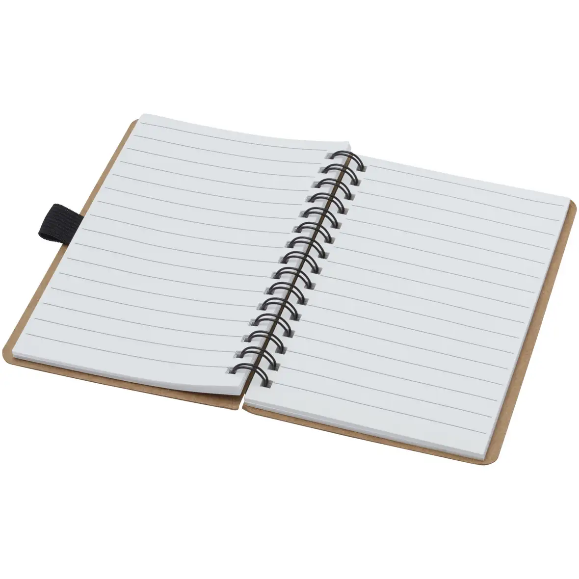 Notizbuch mit Spiralbindung aus recyceltem Karton mit Steinpapier – Ansicht 4