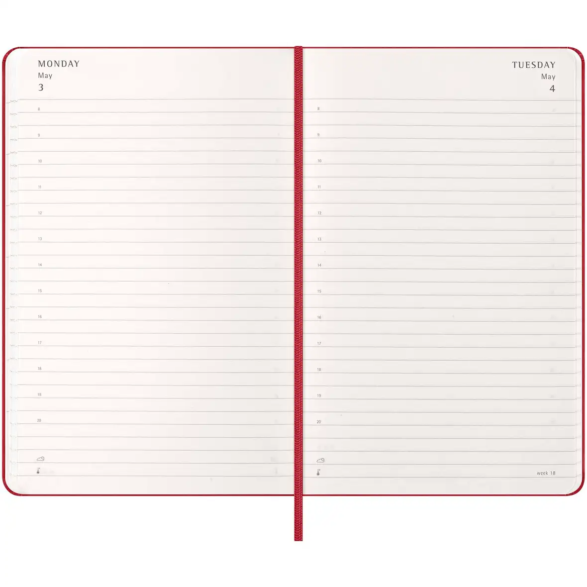Moleskine Hardcover 12 Monate Tageskalender – Ansicht 5
