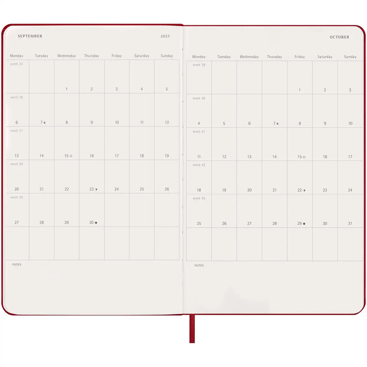 Moleskine Hardcover 12 Monate Tageskalender – Ansicht 6