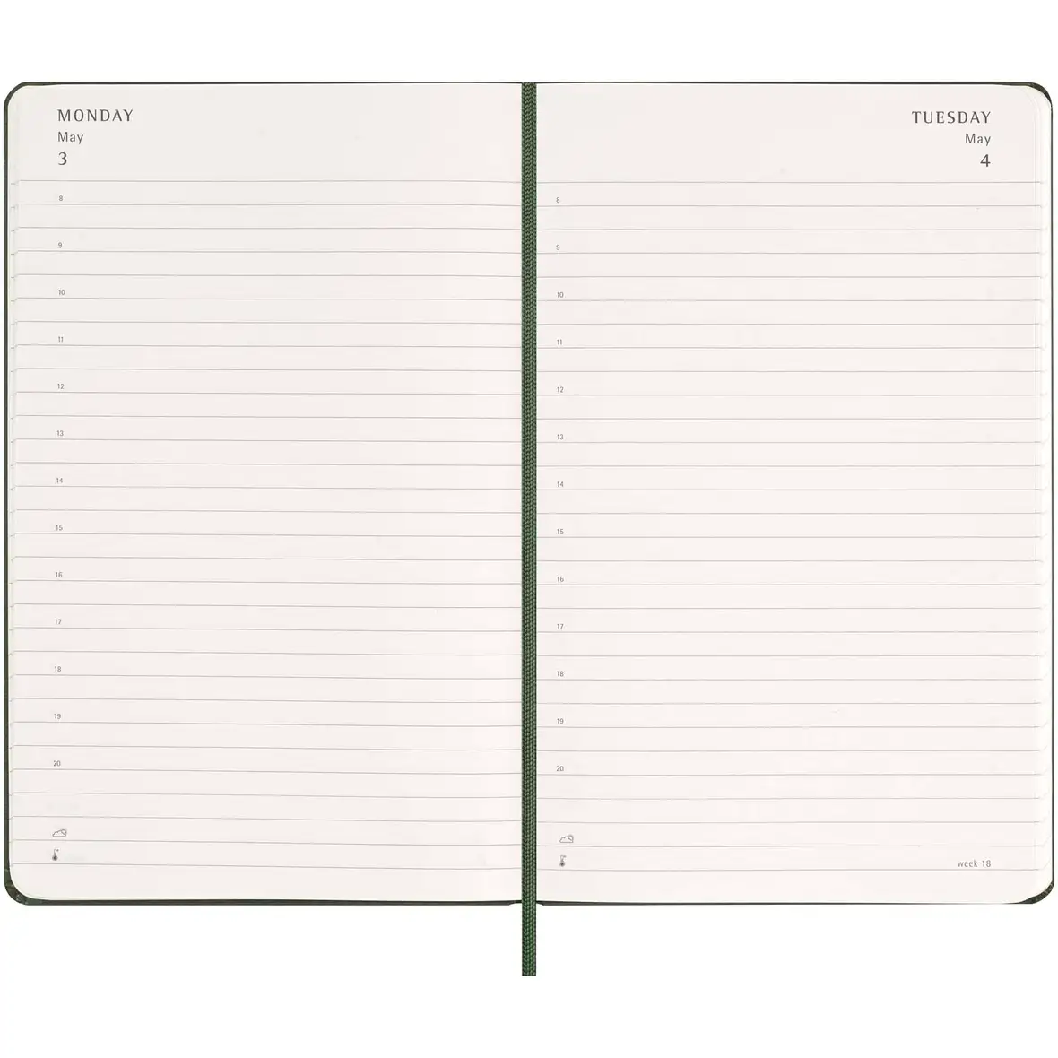 Moleskine Hardcover 12 Monate Tageskalender – Ansicht 19