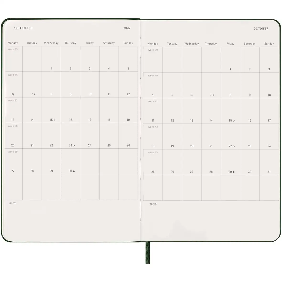 Moleskine Hardcover 12 Monate Tageskalender – Ansicht 20